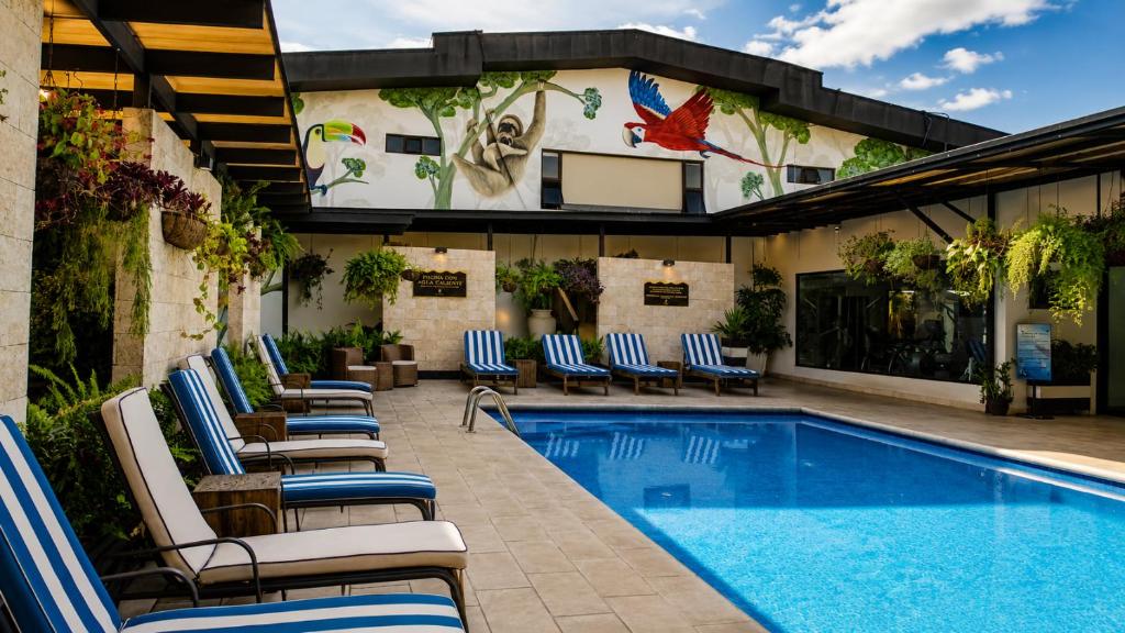 Piscina climatizada de KC Hotel San José